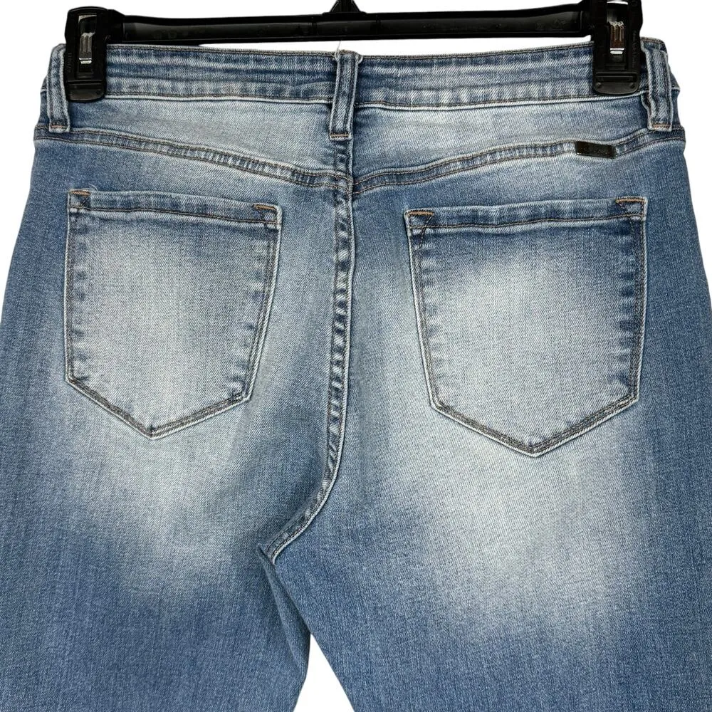 KanCan JRS 13/30 Jeans Stretch Frayed Hem Hi - Image 6