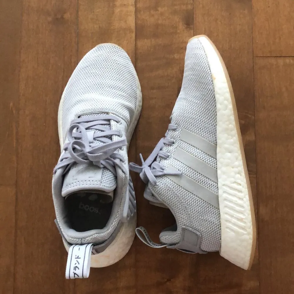 adidas NMD R2 Grey Gum (Women's) shoes AQ0196 size 6.5 - Image 2