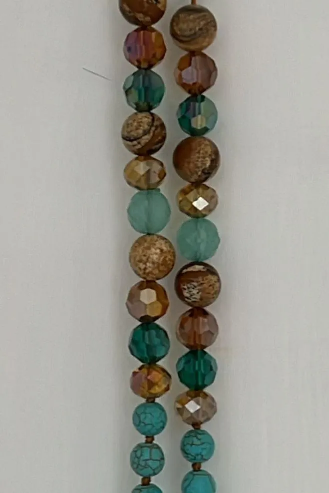 Stunning Necklace with lots of flare 🥰 Brown - Image 10