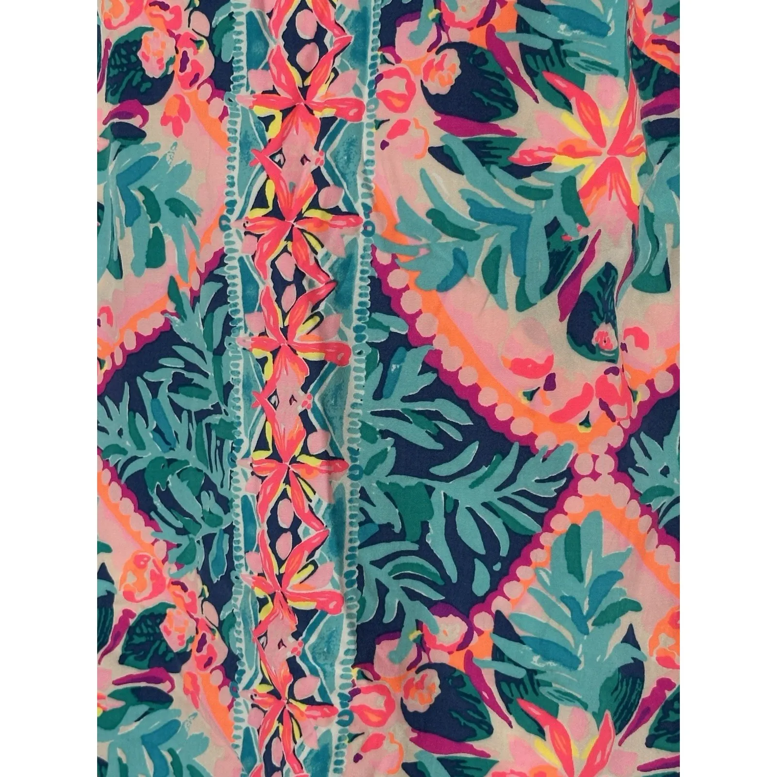 Lilly Pulitzer Tanya Romper Seaside Aqua Summer Beach Travel Pool Size 2 - Image 2