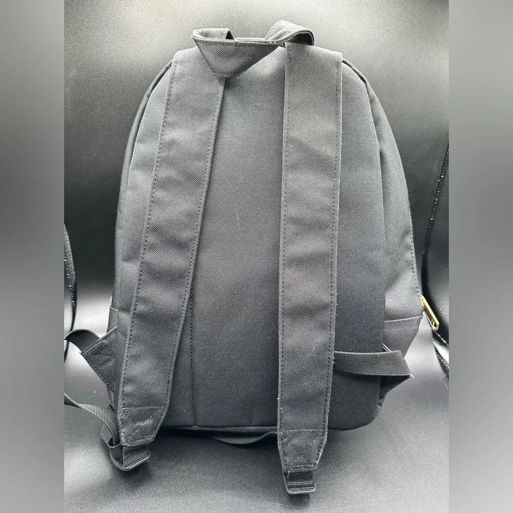 Herschel Mini Black Canvas Backpack 14” - Image 4