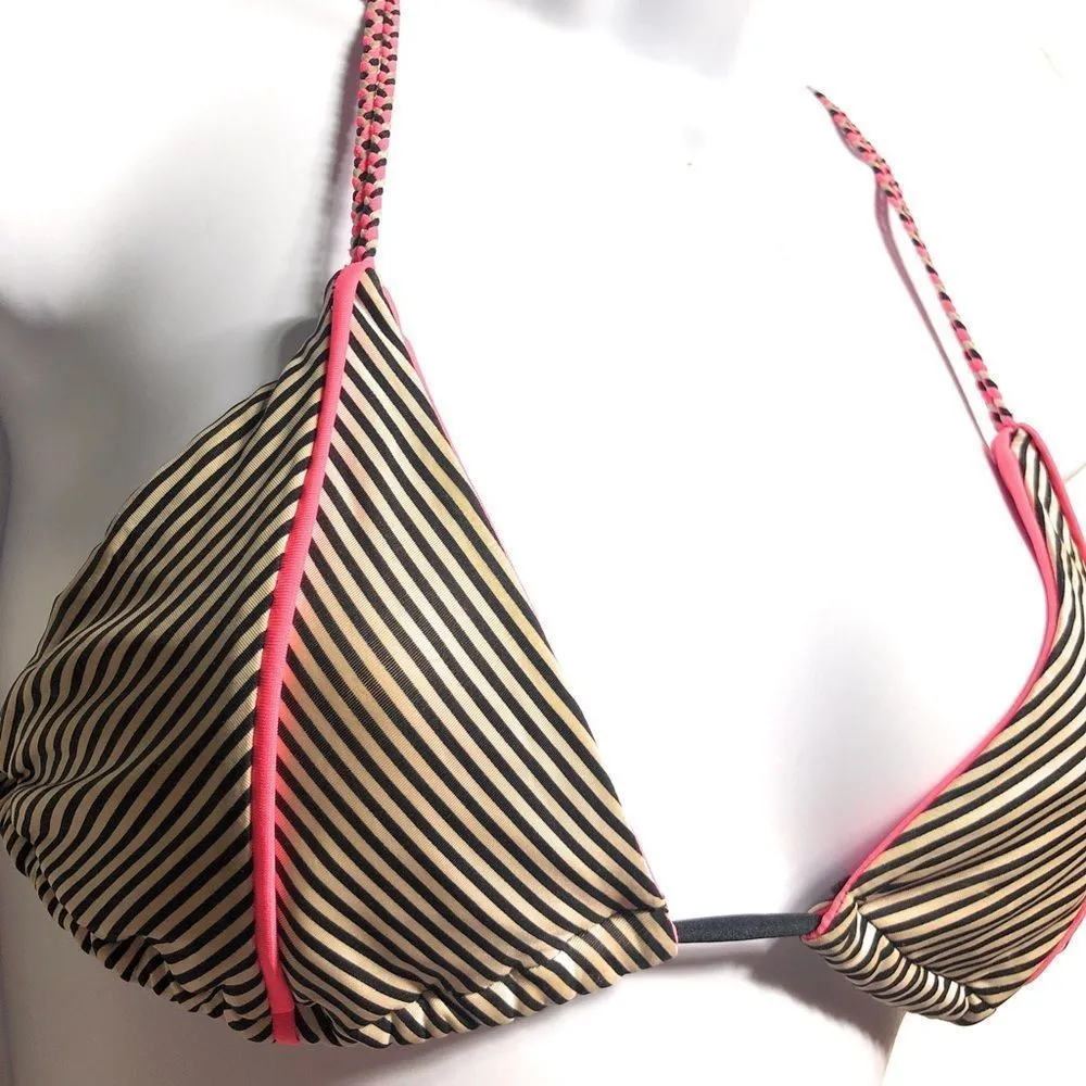 Beach Bunny  Bronze Too Close Triangle Top - Image 4