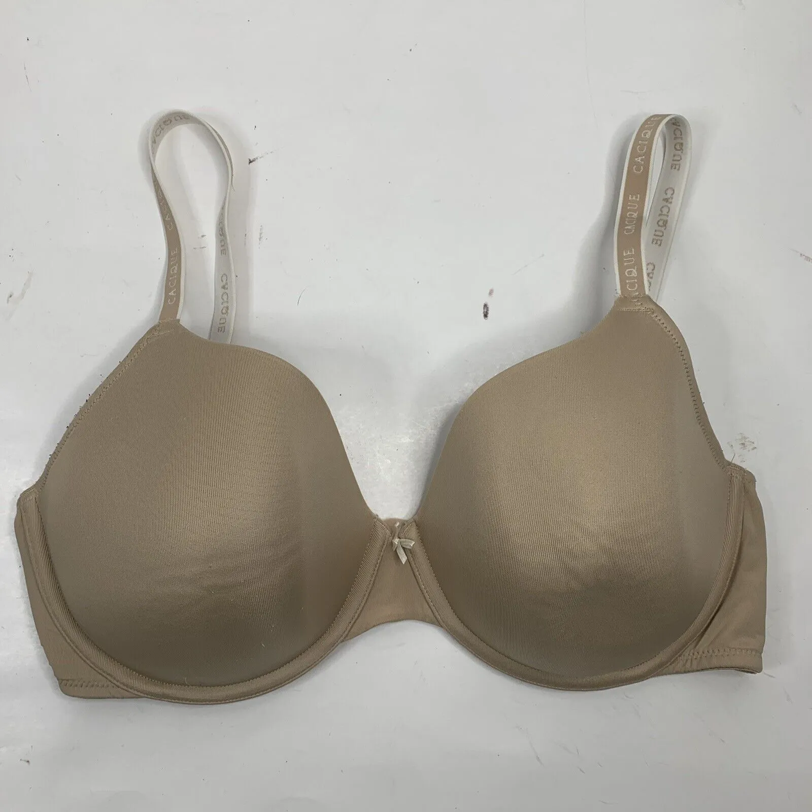 Cacique Sz 38DDD Bra Lightly Lined T-shirt Nude Full Coverage Underwired Women’s - Image 2