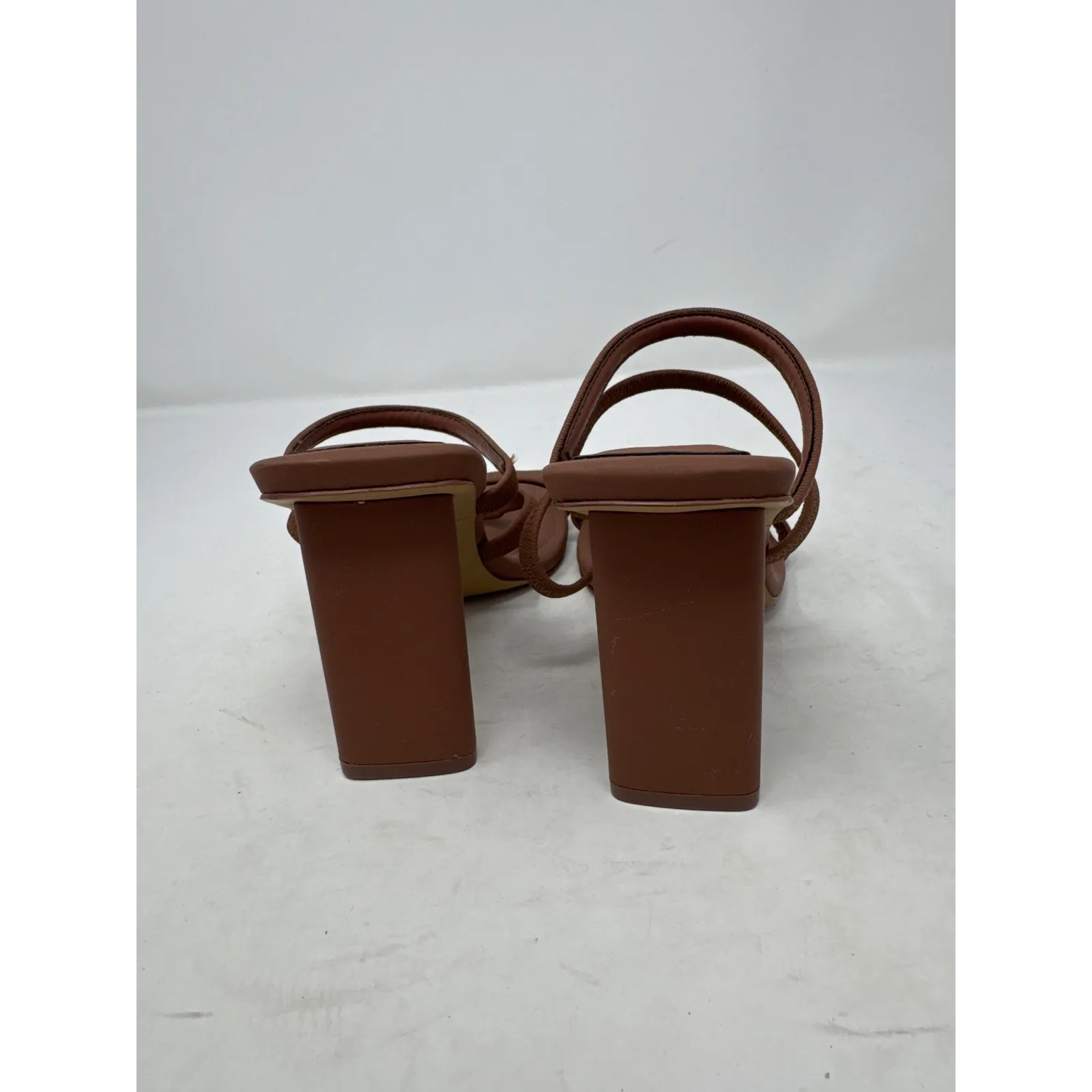 Brand New, Floor Sample Okurra Strappy Heeled Sandal Slip On Leather Women's 7.5 - Image 6