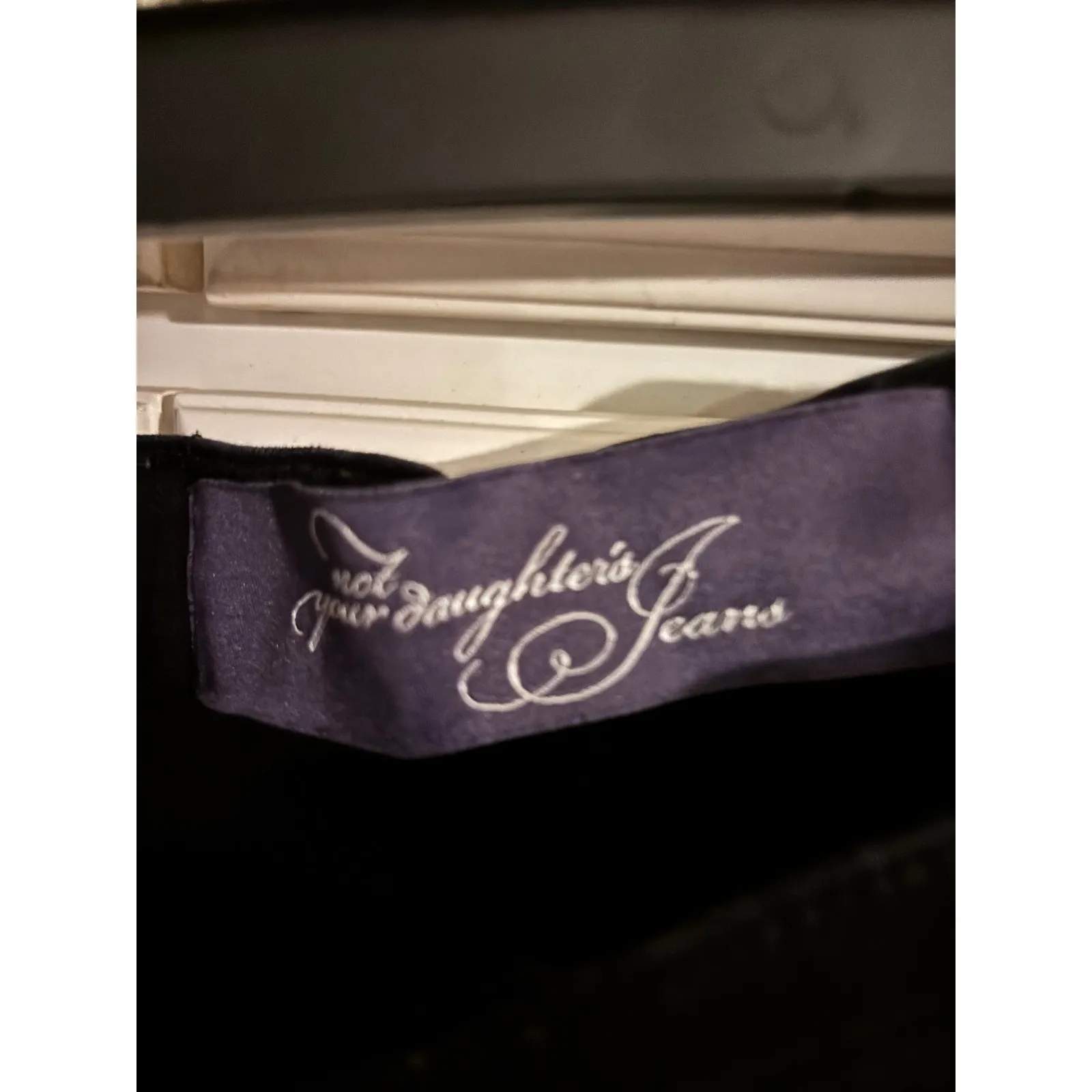 Not‎ Your Daughters Jeans Black High Rise Straight Leg Womens Jeans Size 16WP - Image 2