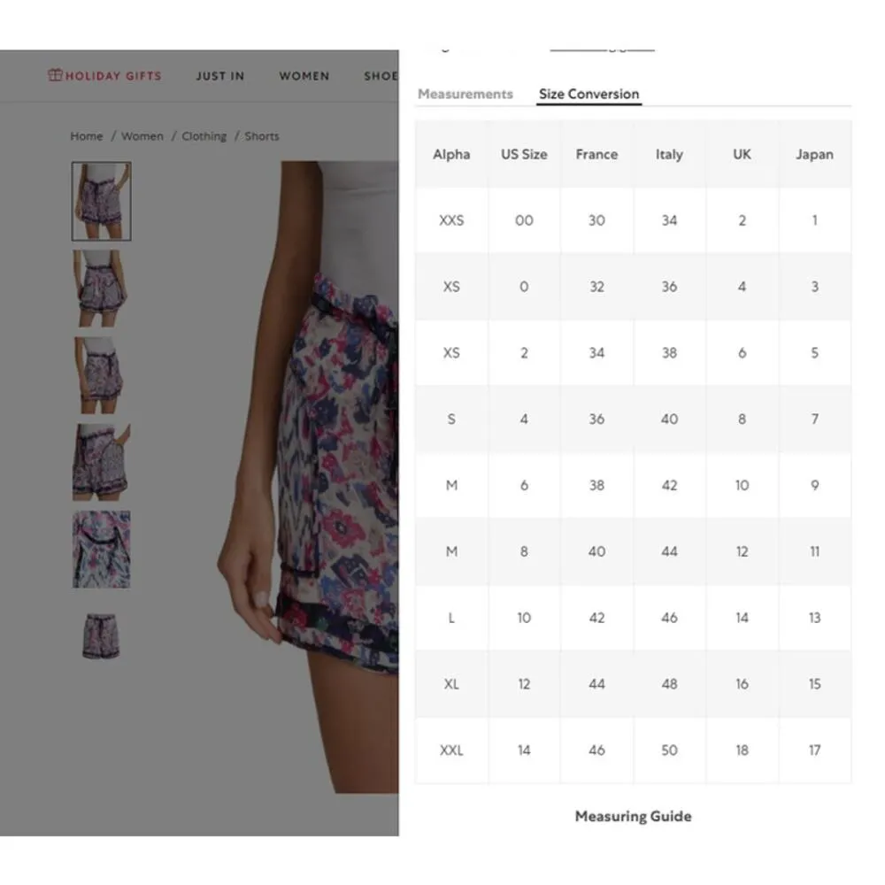 Isabel Marant Étoile Riolmy Floral Shorts 38 NEW - Image 13