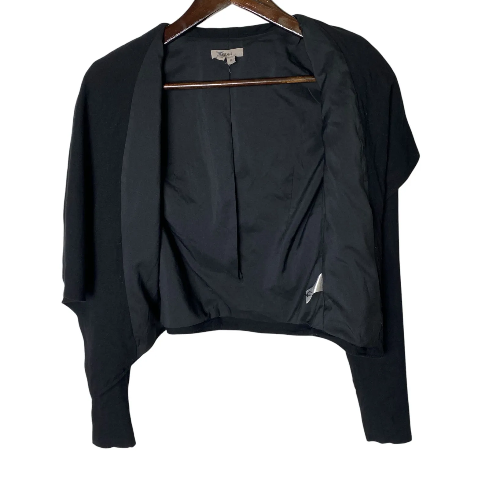 Helmut Lang  Flash Drape Blazer Black XS - Image 6