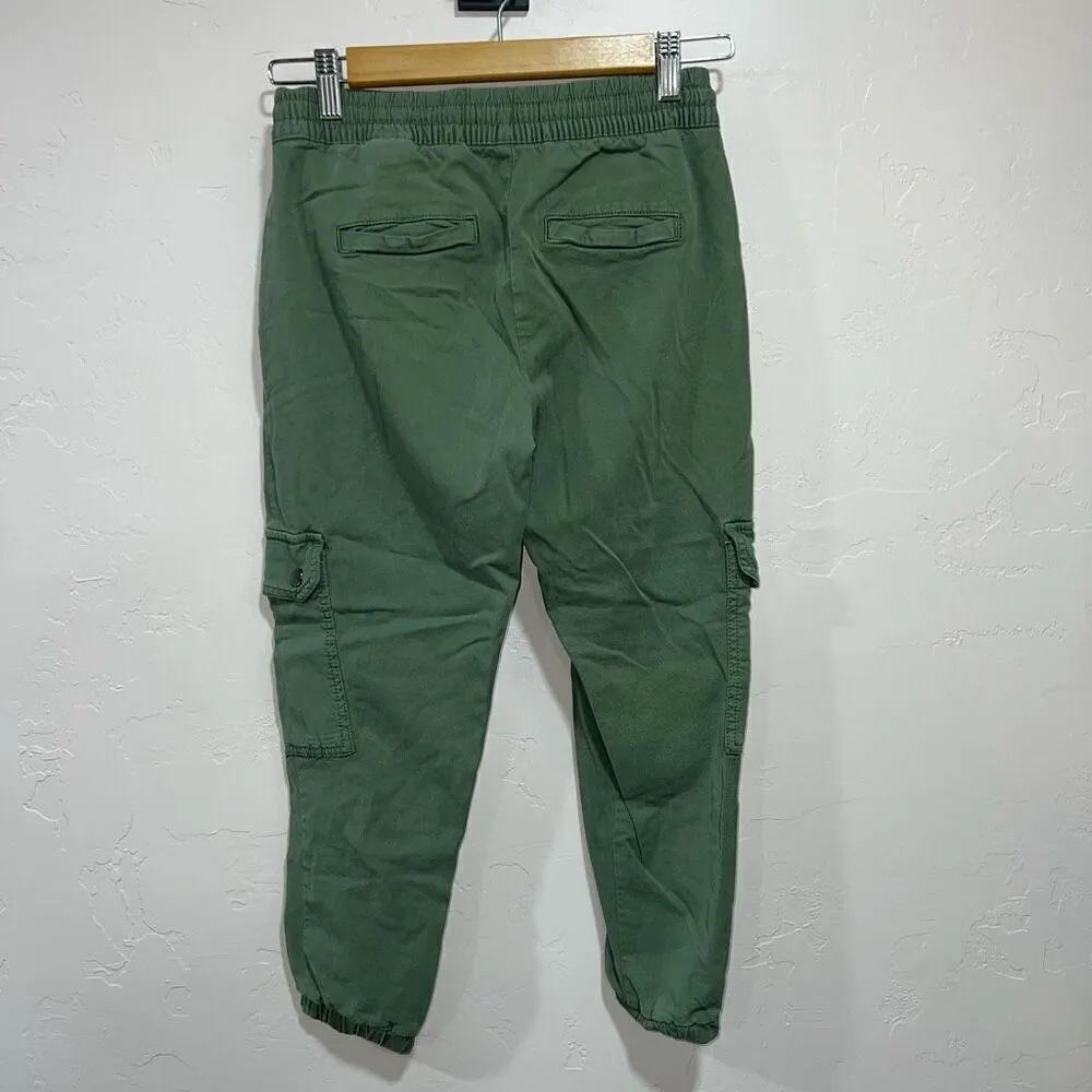 Banana Republic Army Green Cargo Pant Size XXS - Image 4
