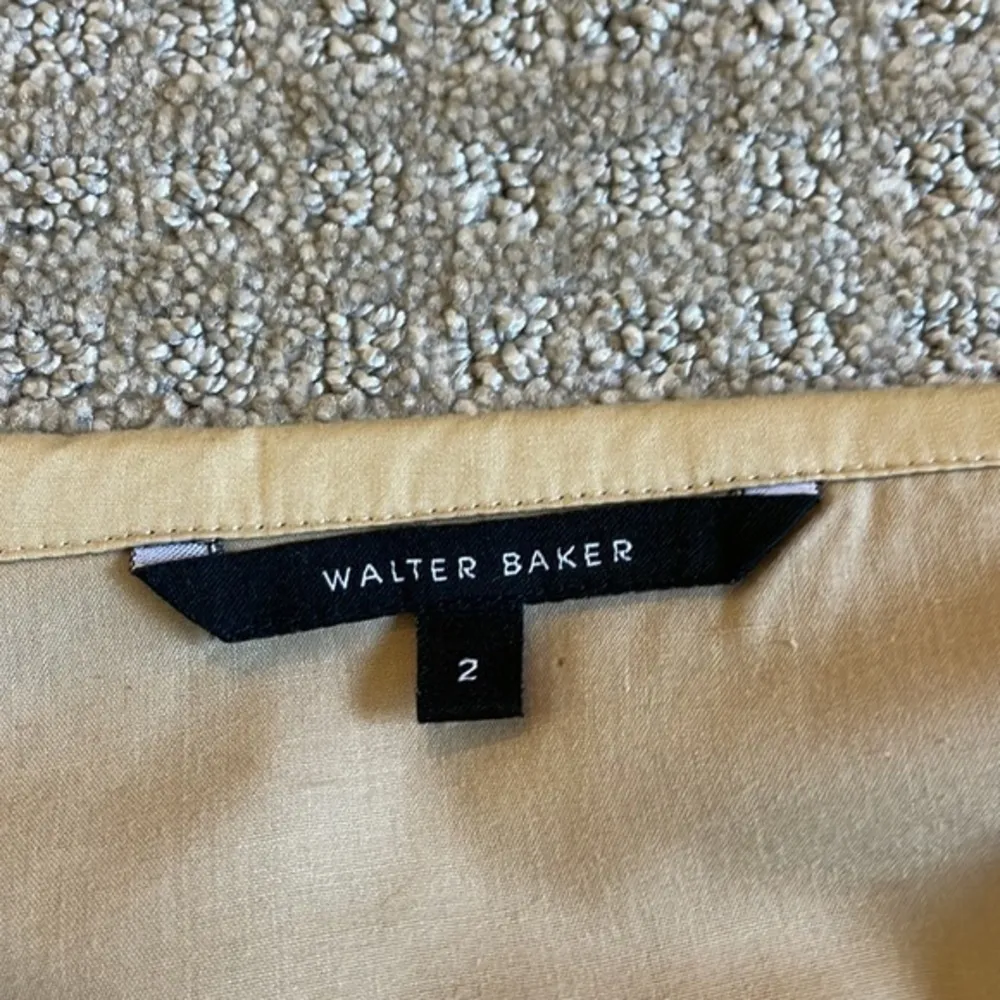 Walter Baker Khaki Cold Off The Shoulder Belted Mini Dress - Image 7