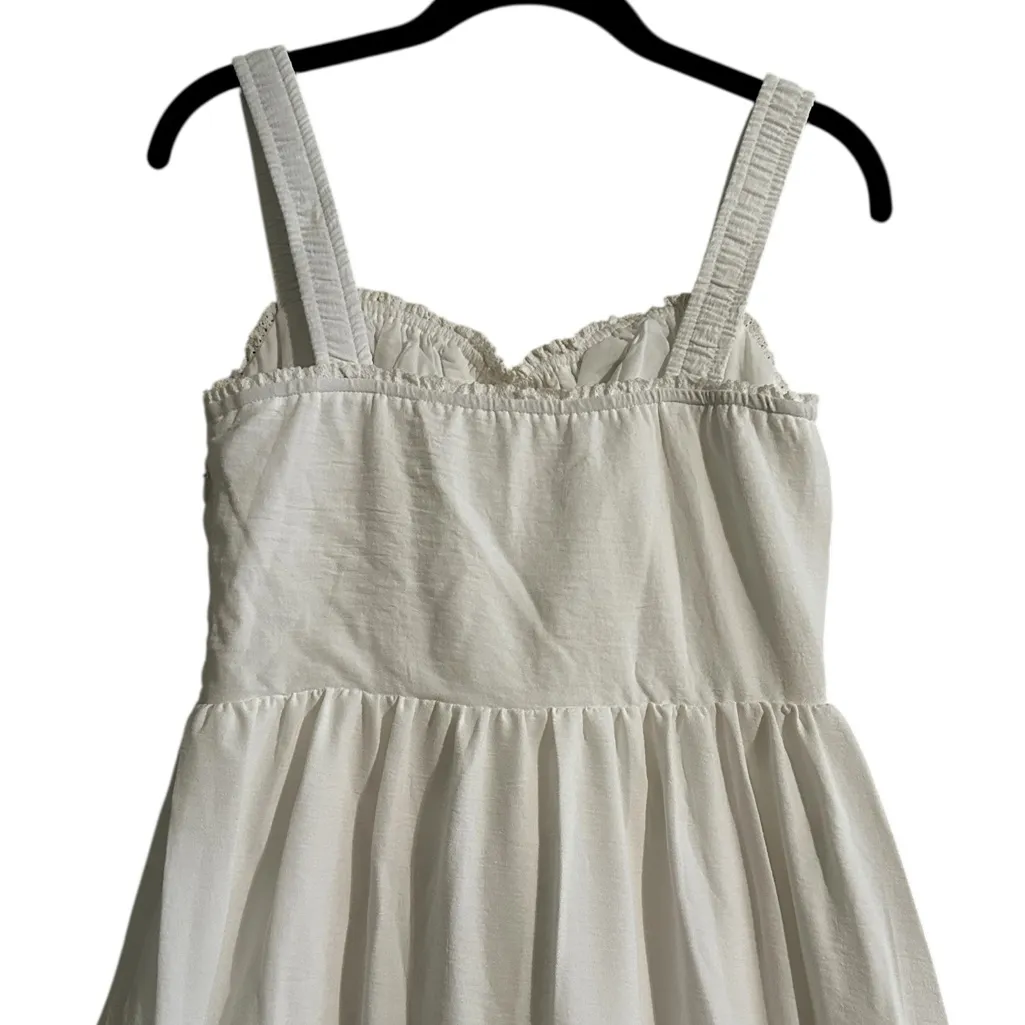 Commense Corset Midi Dress Coastal Cowgirl Milkmaid Cottage White Size Small - Image 8