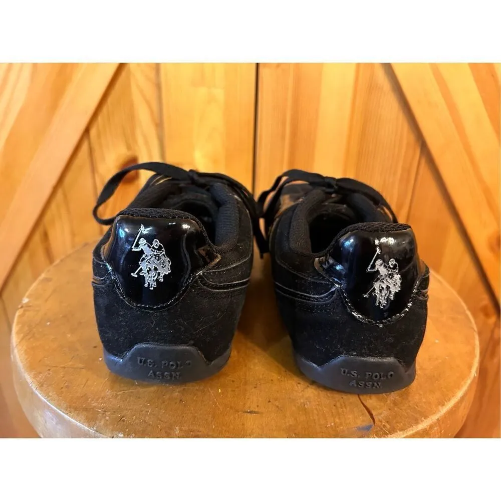 U.S. Polo Assn Womens Black Sneakers Shoes Size 8.5M Lightweight Running MYSTIKA - Image 4