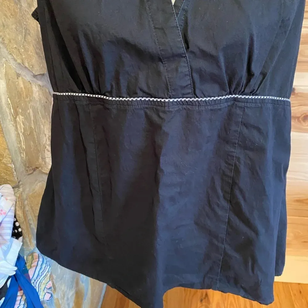 Motherhood Maternity black dressy shirt - Image 3