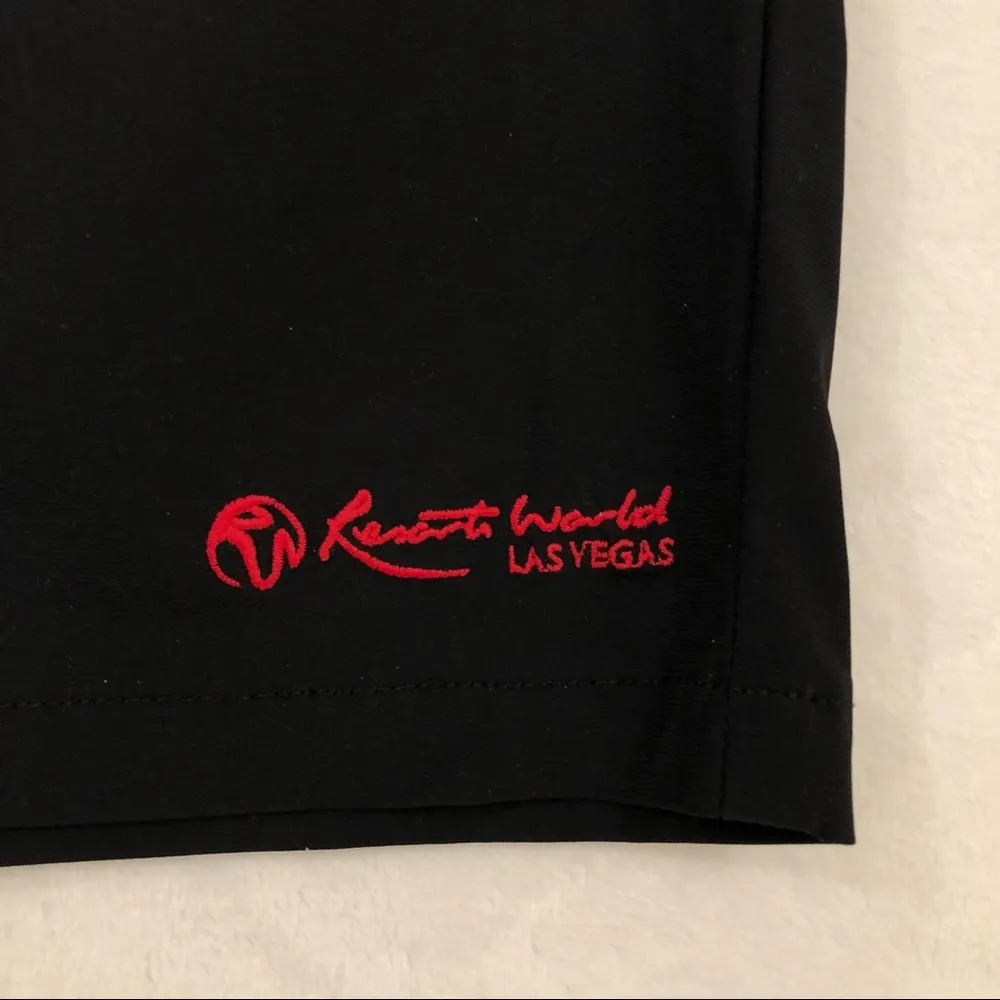 Resorts World Las Vegas Casino Black Casual Essential Work Shorts Mens 33 / 4. - Image 2