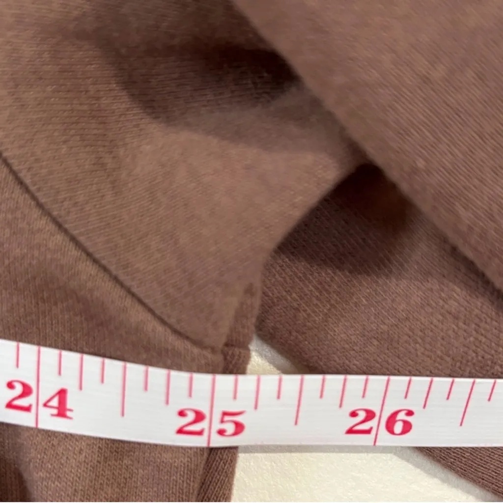 NWT XL Brown Long Sleeve Cropped Sweater - Image 5