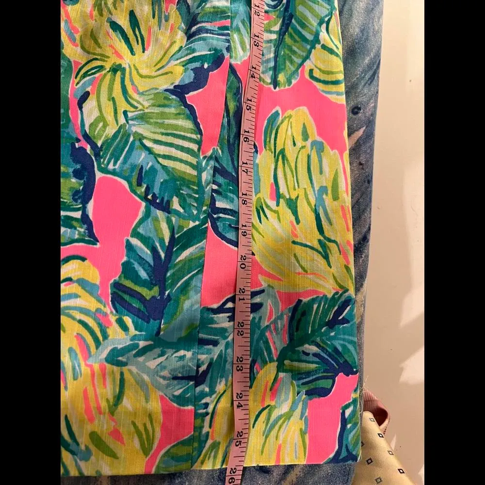 Lilly Pulitzer Tropical Print Dress size 00 - Image 7