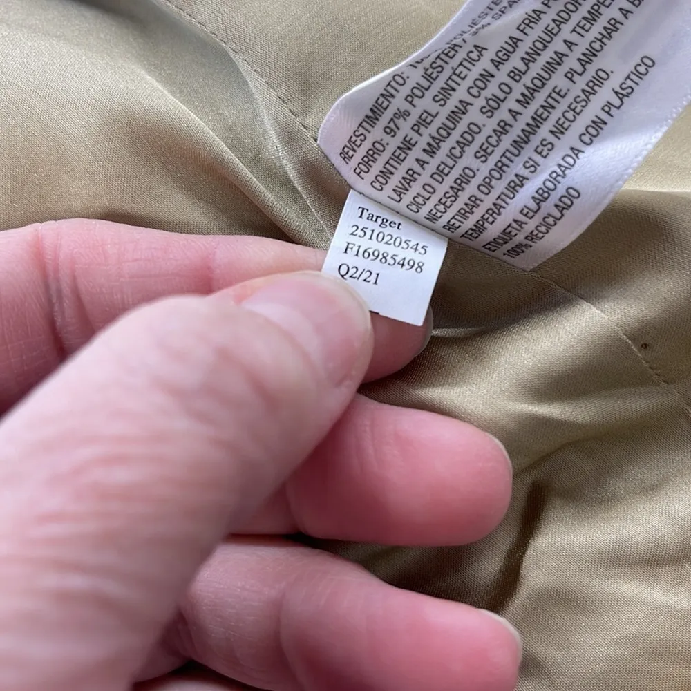 Nili Lotan for Target NWT Fields Of Rye Tan Faux Fur Open Front Vest 4X - Image 11