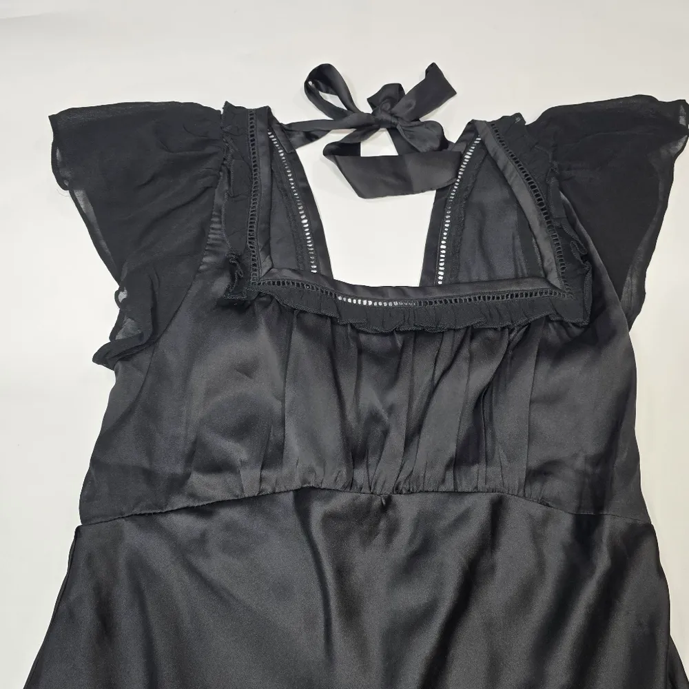 Free People x Revolve Violet Visions Slip Mini in Black Combo - Image 5