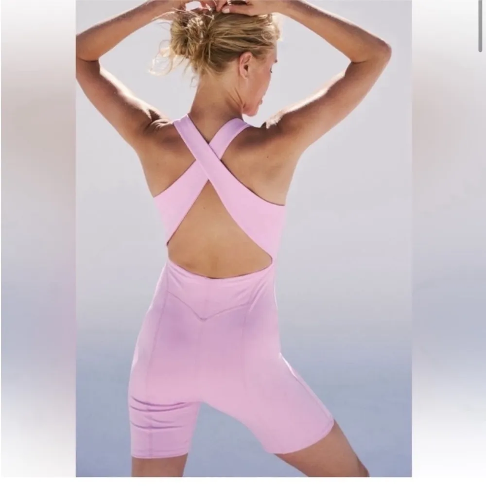 Free People NWT Here On Out Runsie Romper FP movement - Image 3