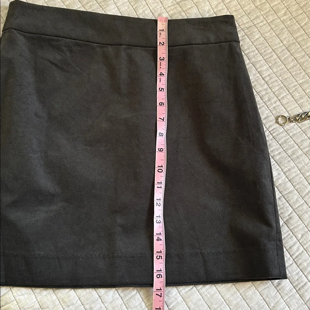 Banana republic, vintage Y2K Micro corduroy gray mini skirt 2 - Image 3