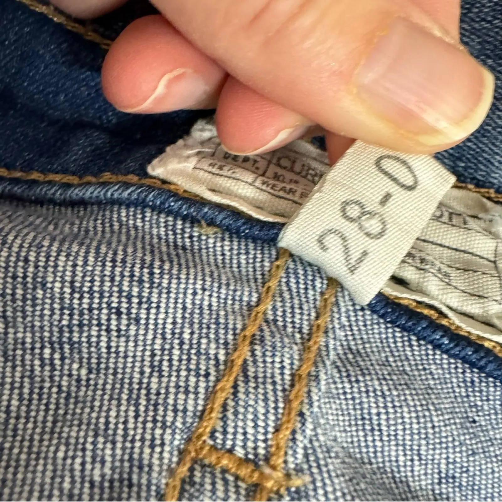 Current Elliott Anthropologie Distressed The Stiletto Low Rise Skinny Jeans 28 - Image 10