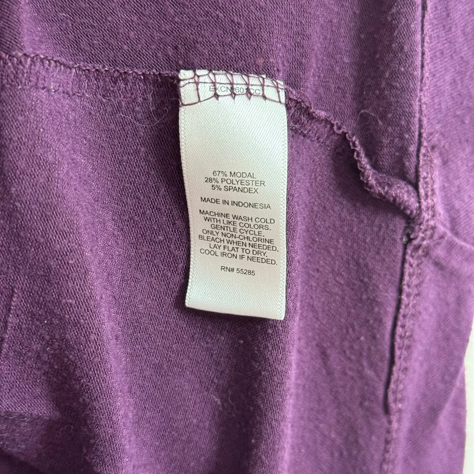 Express One Eleven Purple High Low Tunic Top Size Small - Image 3