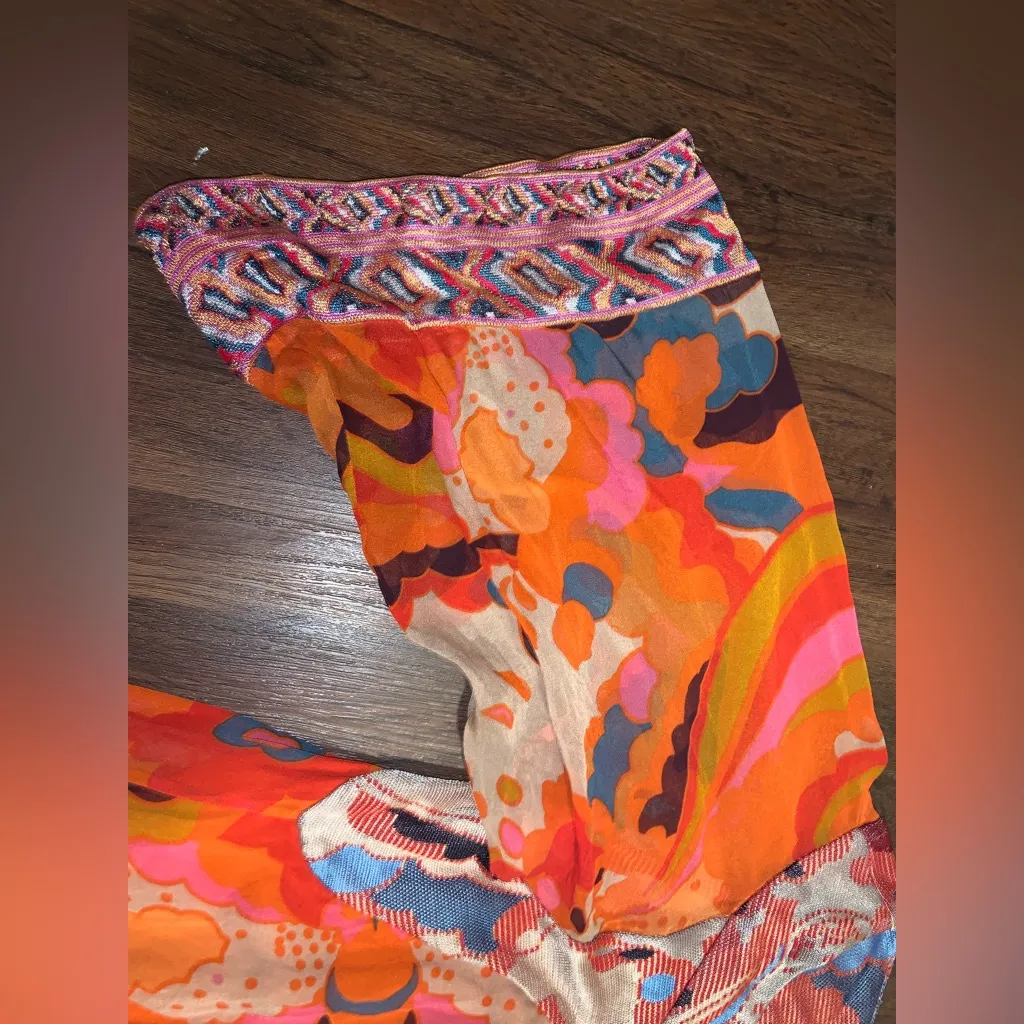 Dvf silk boho mod colorful fall tunic dress casual formal y2k 
$309 small rare - Image 6