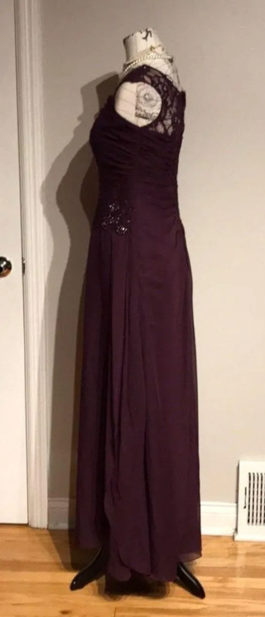 Forever Yours NWOT Lace Chiffon Whimsygoth formal evening prom A - Image 4
