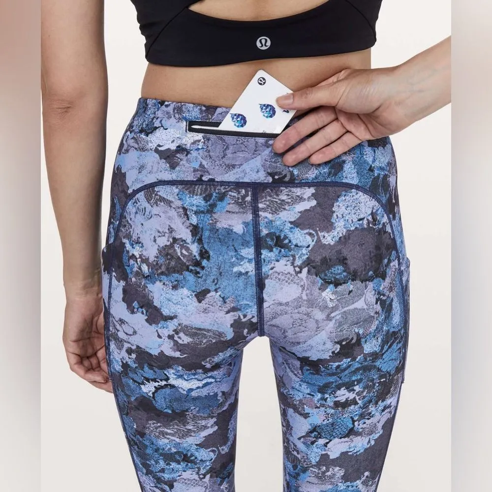 Lululemon Women’s Speed Up Tight Full On Lux Stream Screen Camo Multi Size 2 - Image 5