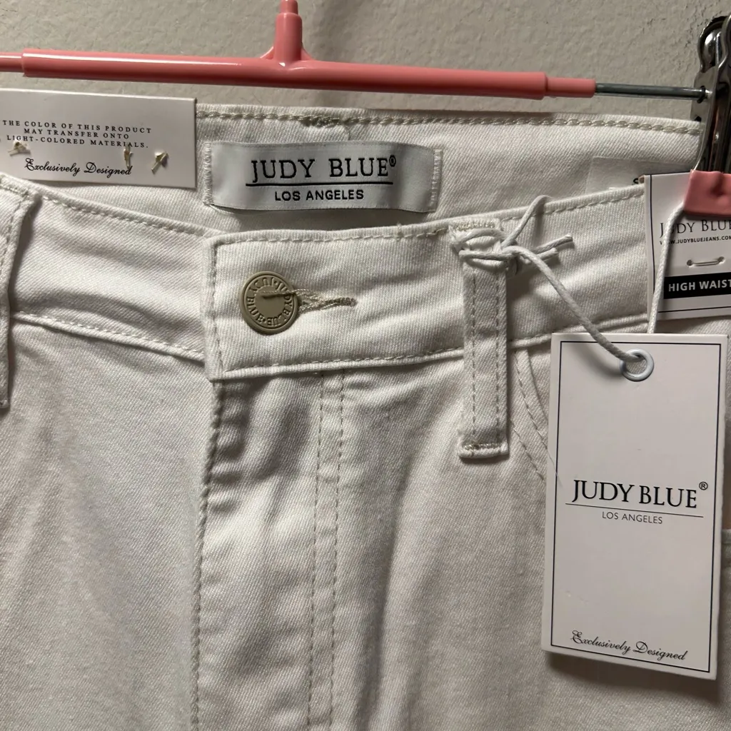 Judy Blue High Waist White Denim - Image 2