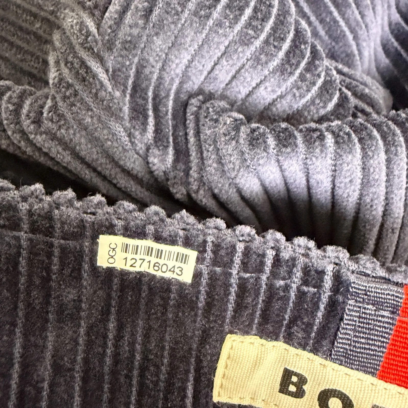 Boden Wide Leg Corduroy Pants Womens Size 12 Navy Blue Pleated 34x29 - Image 9