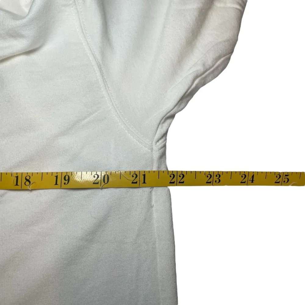 Vera Bradley Womens Cream with Floral Hood Hoodie Lightweight Sweatshirt Large - Image 8