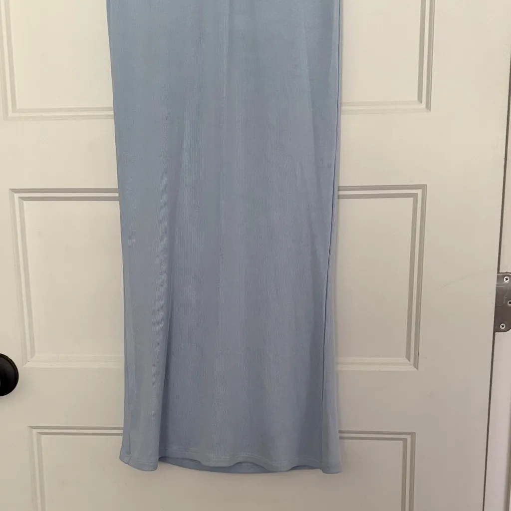 Princess Polly Light Blue Midi Dress - Image 5