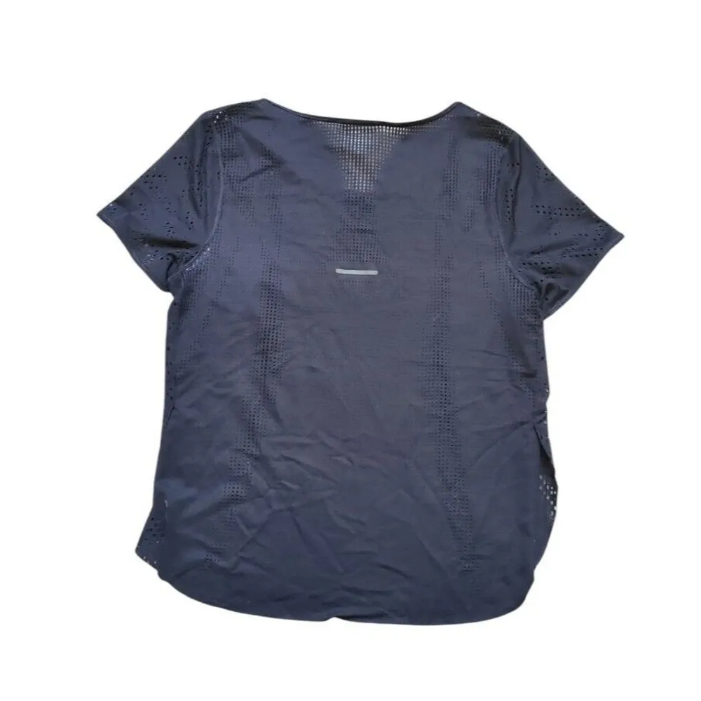 Asics Shirt Ventilate Actibreeze Women Small Short Sleeve Dri Wick Running Top Black Size undefined - Image 5