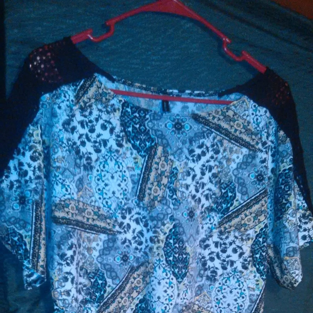 Bleeker & McDougal Short Sleeved Blouse White Size M - Image 10