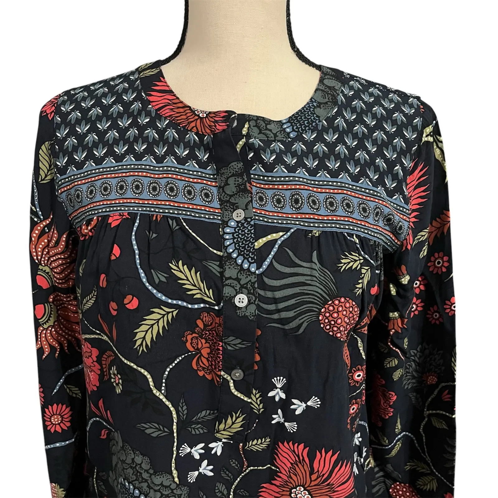 LOFT | Women's Bundle 2 Career Wear Professional Tunic Popover Blouse Top Sz S - Image 3