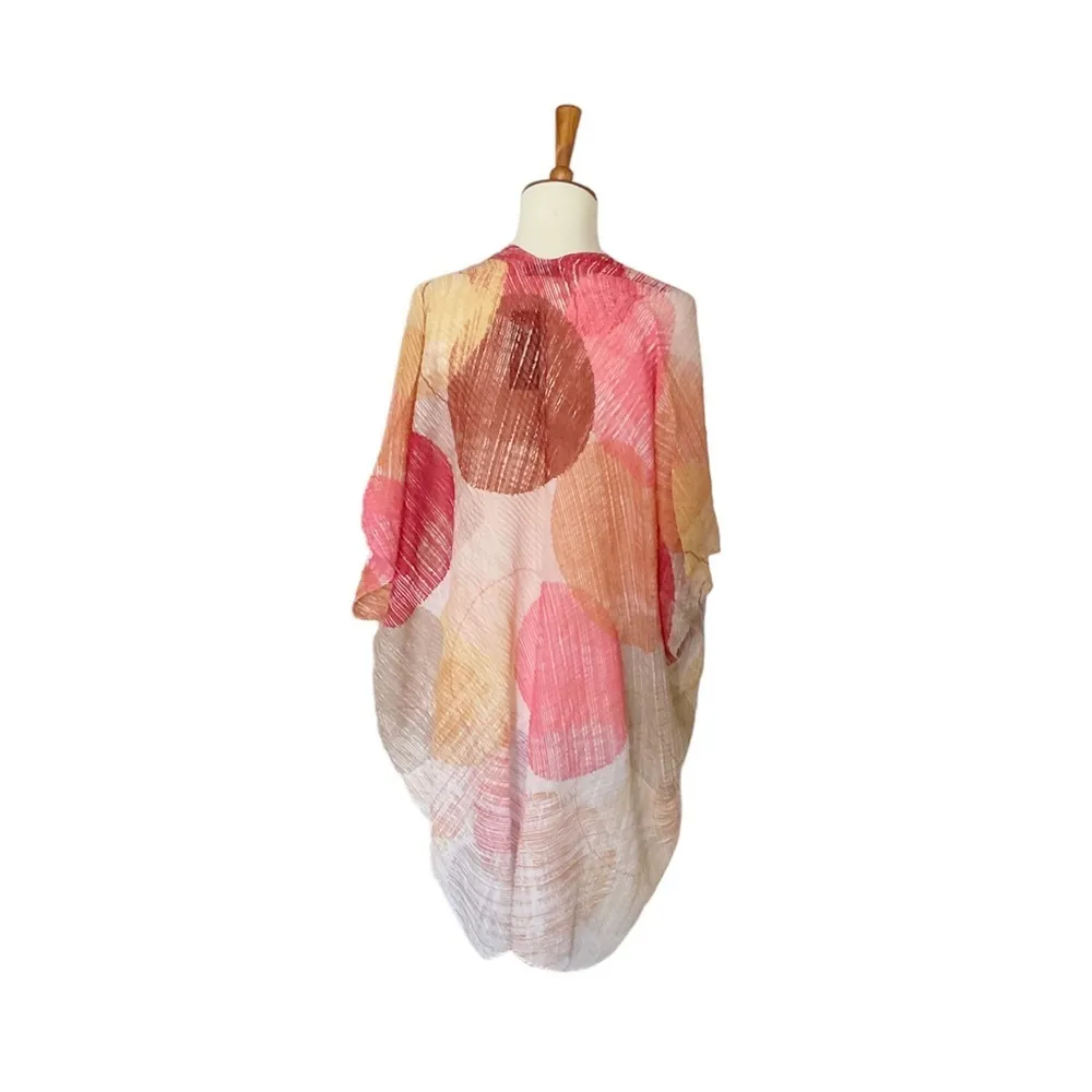 Kaleidoscope Pink Warm Points Shrug Size OS - Image 6