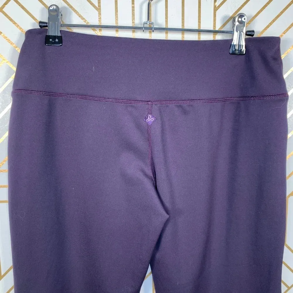Prana‎ Yoga Purple Capri Back Slit Yoga Pants - Image 5