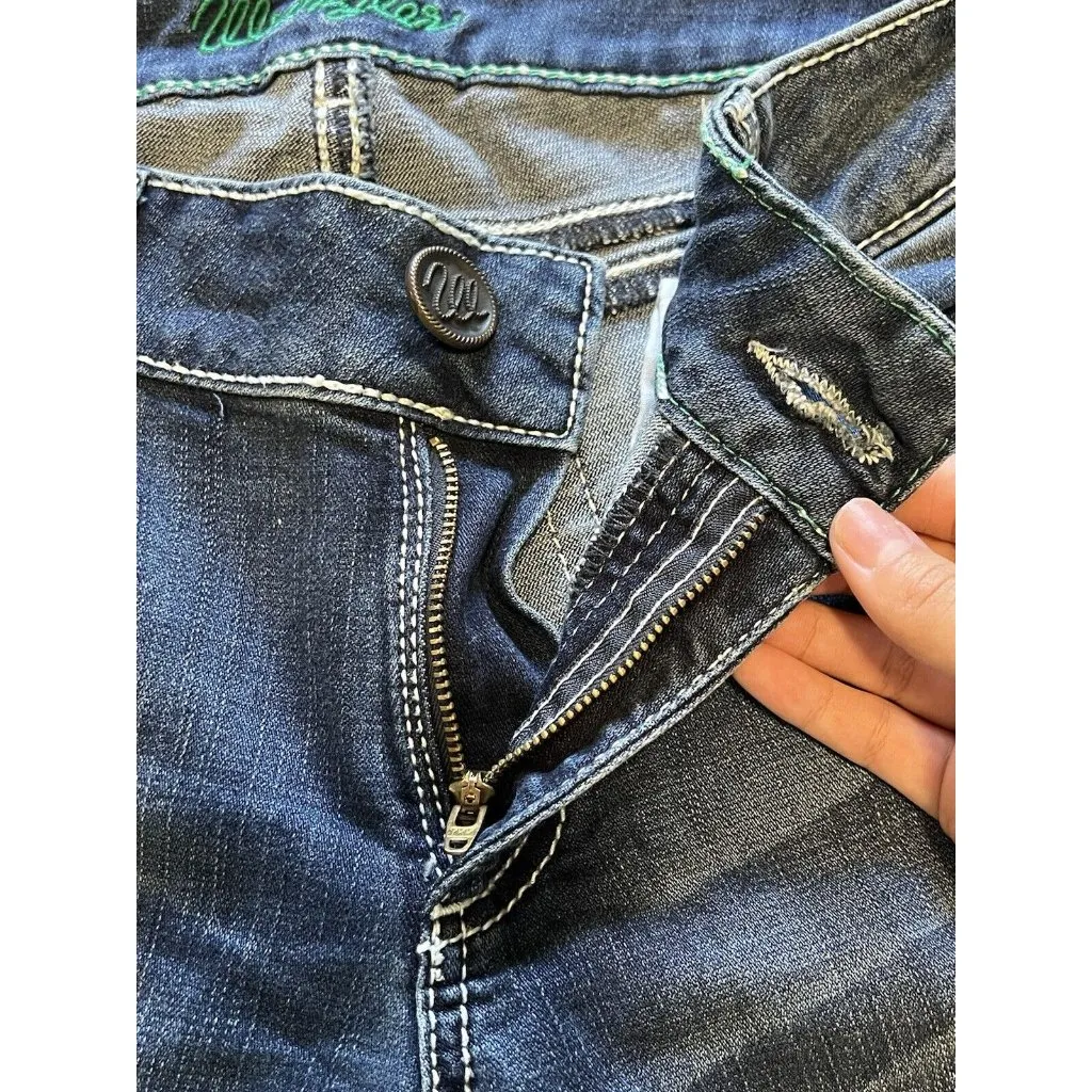 Wrangler Jeans Women's‎ 9/10x30 Denim Western-Core Outdoor Preppy Cowgirl Modern - Image 7