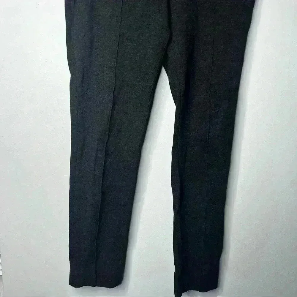 Everlane Knit Side Zip Legging Pants Charcoal Gray Stretch - Image 4