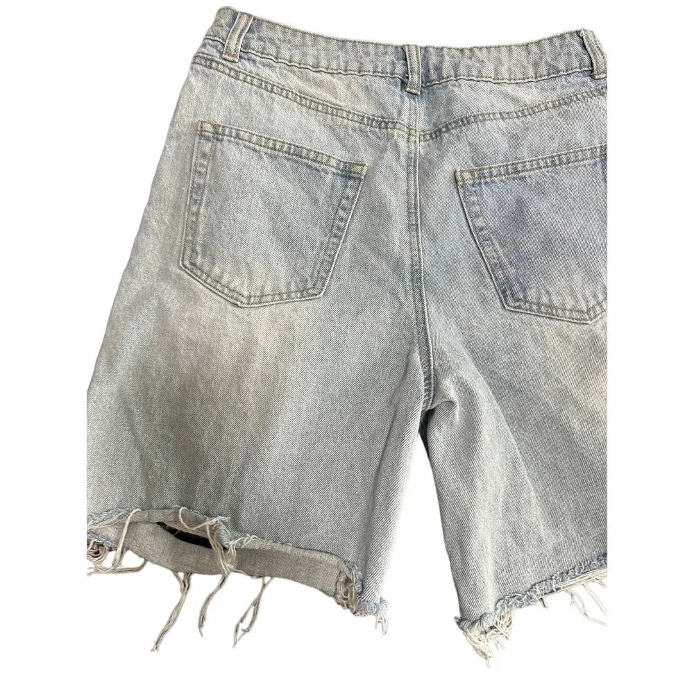 No Boundaries Bermuda Shorts Junior Size 5 Distressed Cut Off Denim Bundle - Image 7
