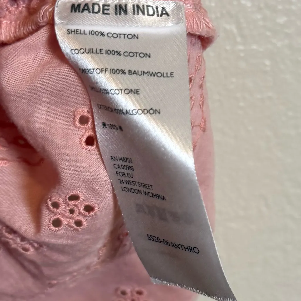 Anthropologie Othilia Enrika Lace Bohemian Blouse - Image 7