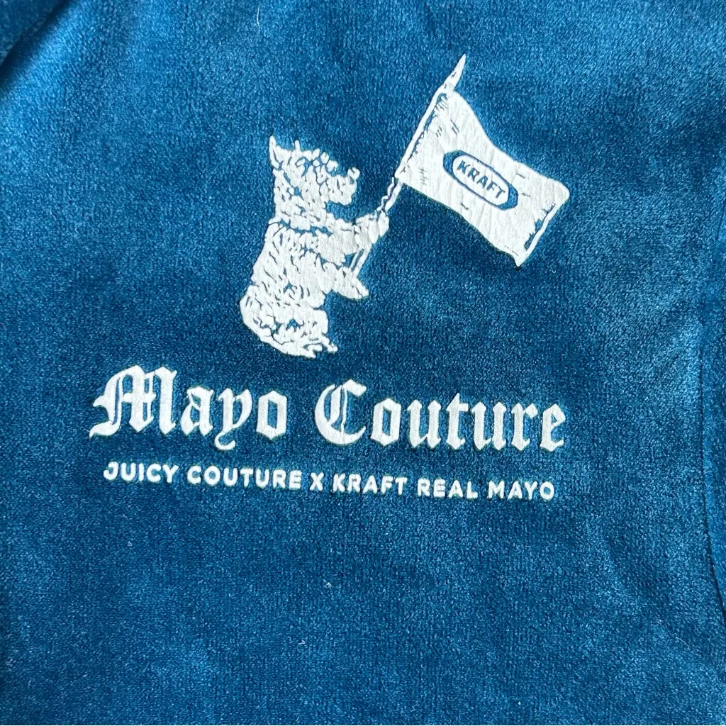 *RARE*Y2K Juicy Couture x Kraft Mayo Velour Tracksuit Jacket Size XS Pants S - Image 4