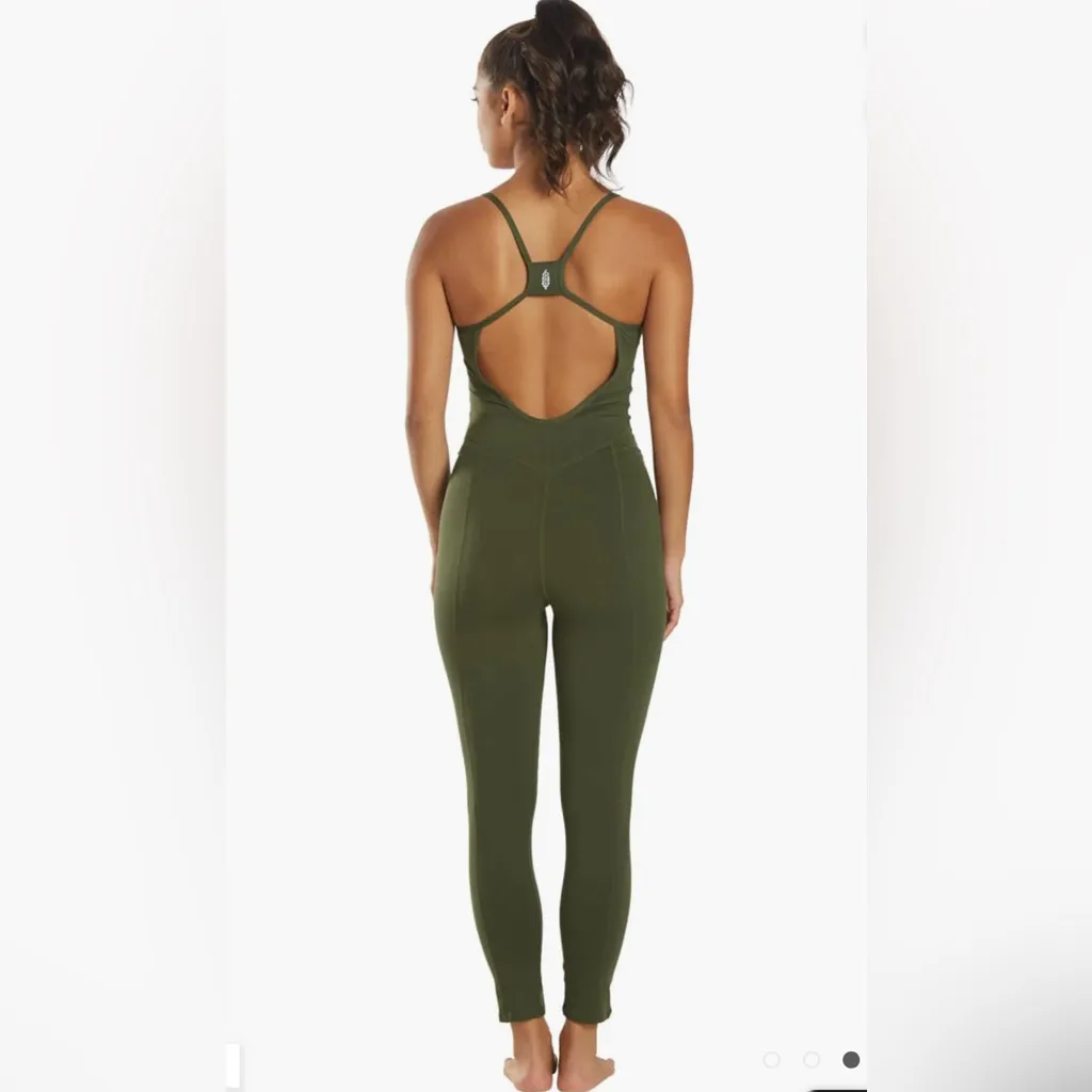 Free People Movement Ashford Side To Side Performance jumpsuit Black Size L - Image 5