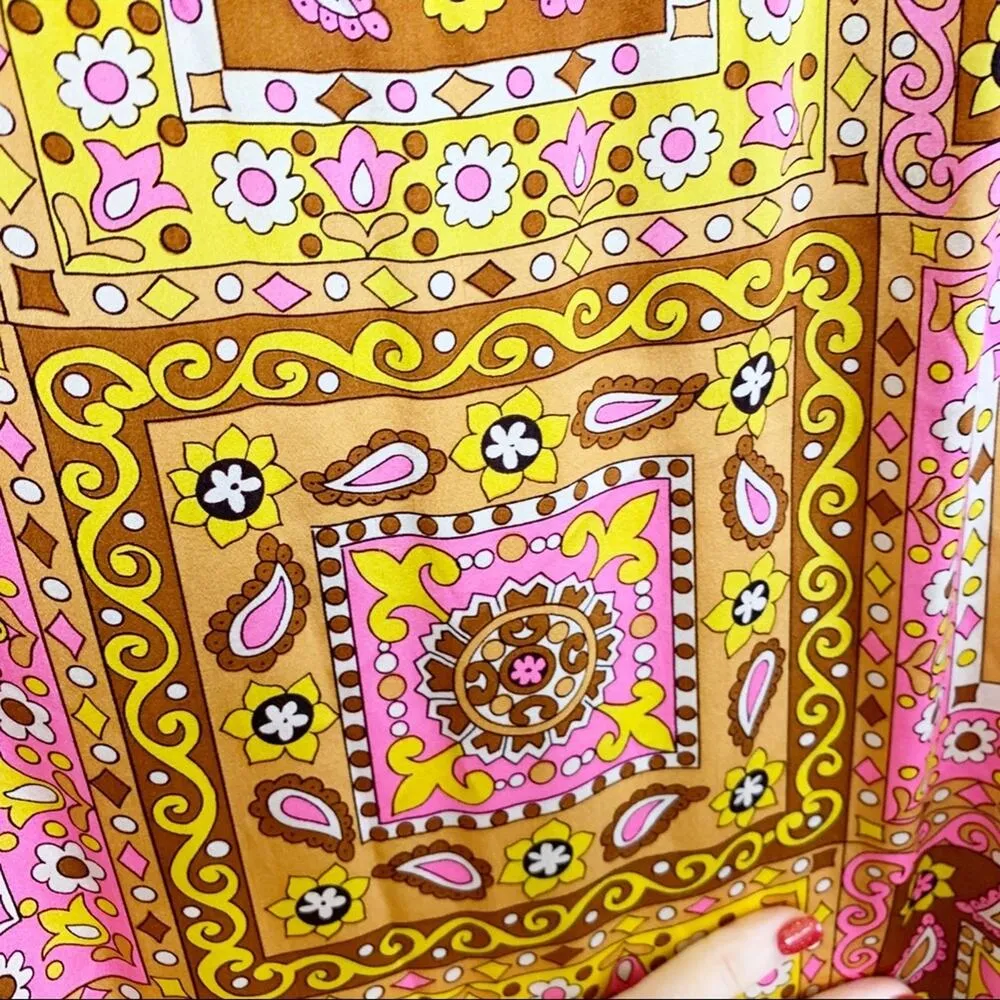 Alice + Trixie Silk 70’s Inspired Paisley Dress - Image 5