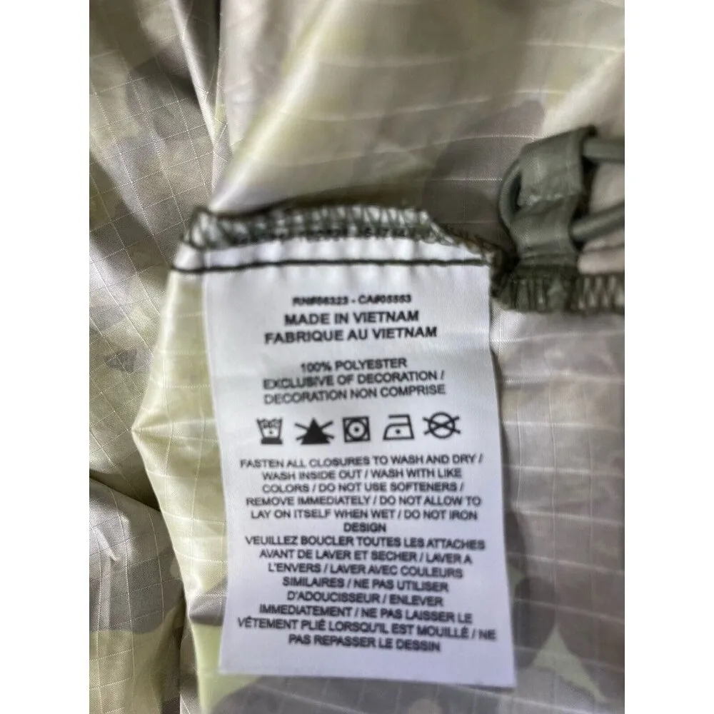 *Nike Womens Green Floral Camo Jacket Lg Full Zip Athletic Athleisure CZ8184-325 - Image 10