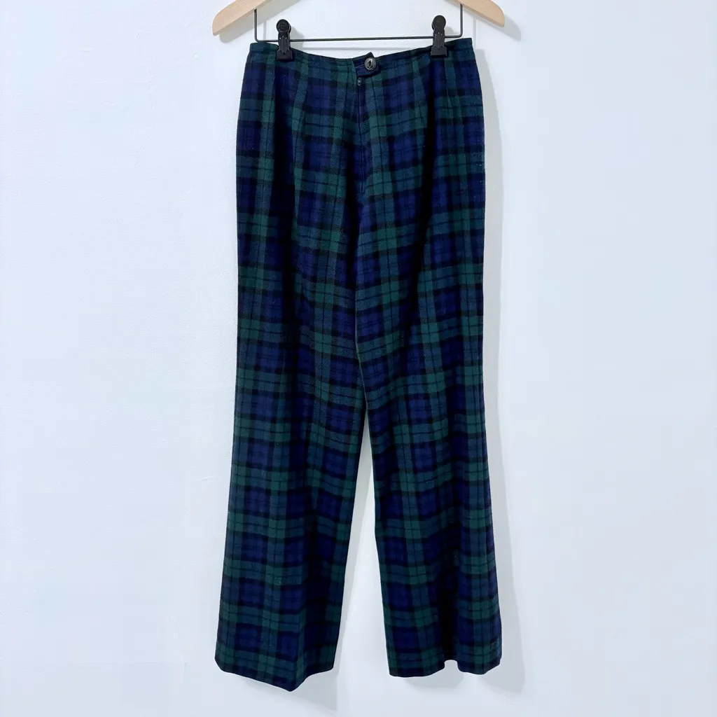 Vintage Pendleton Wool Plaid Vest Pants Set Sz 10 - Image 8