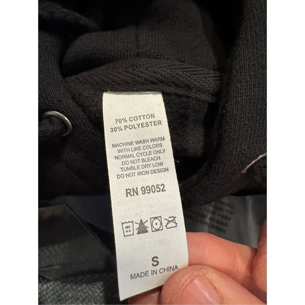 Flag Nor Fail NWT No One Unisex Pullover Hoodie in Black Size Small - Image 7