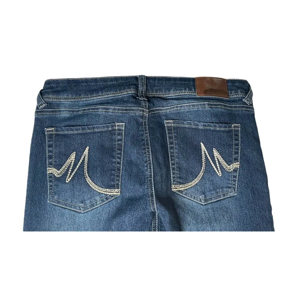 Maurices Womens Juniors Straight Low Rise Denim Stretch Jeans Size 11/12 Short - Image 2