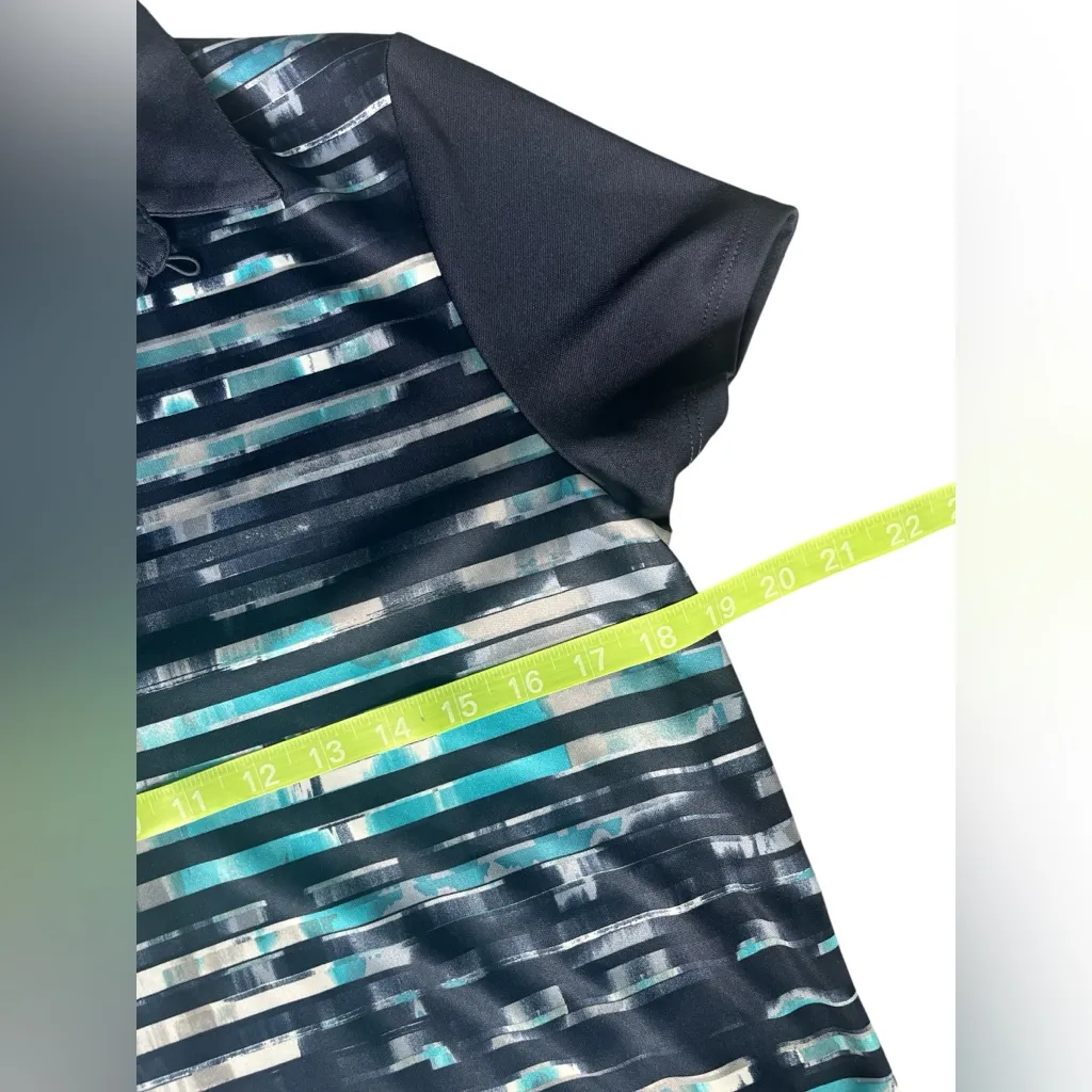 Ladies Callaway Golf Pickleball Tennis Polo Navy Print Size Large - Image 6