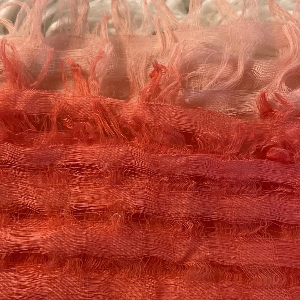 Nordstrom Rack Pink Scarf long 69” wide 25” brand new with tags very soft - Image 3